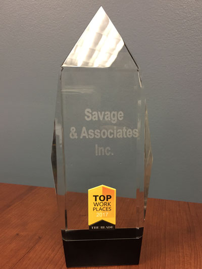 Savage & Associates Named a Top Workplace for 2017