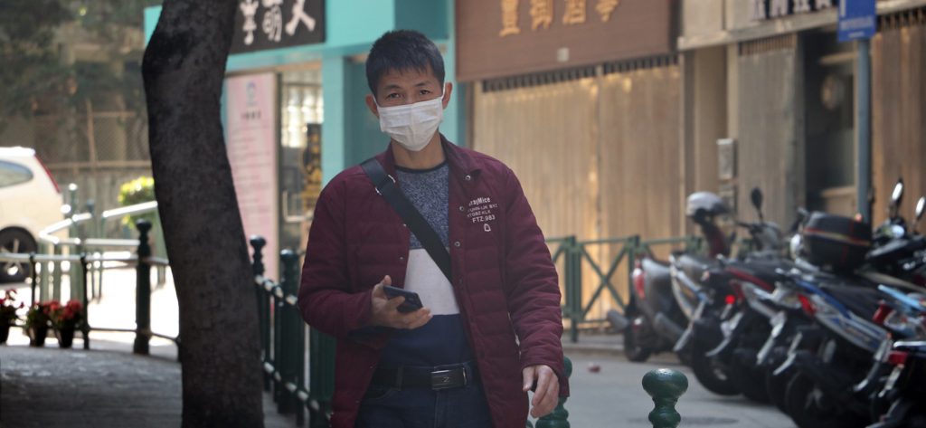 Photo of Chinese Man in surgical mask