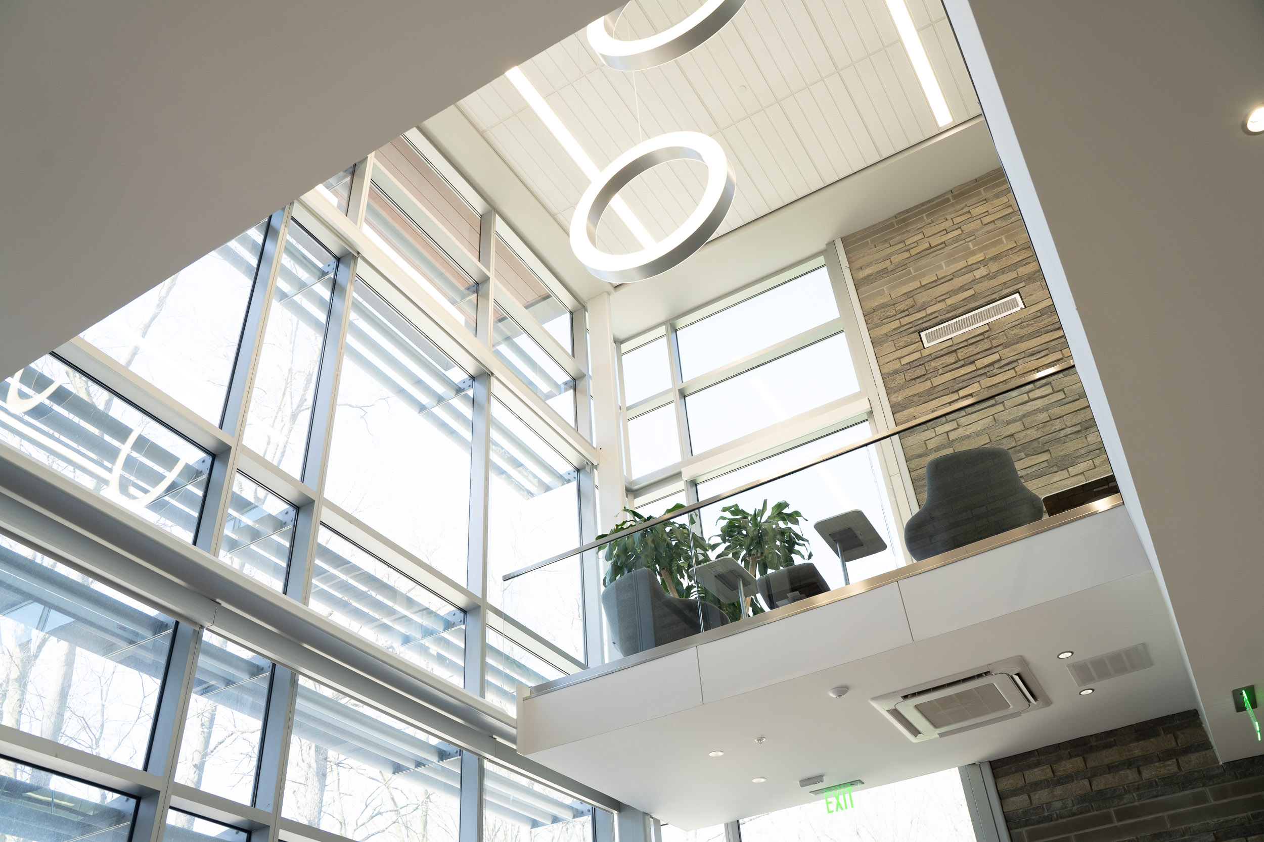 Upward view from lobby