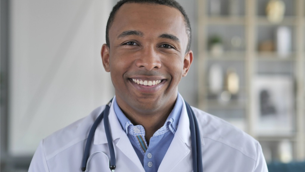 Smiling doctor